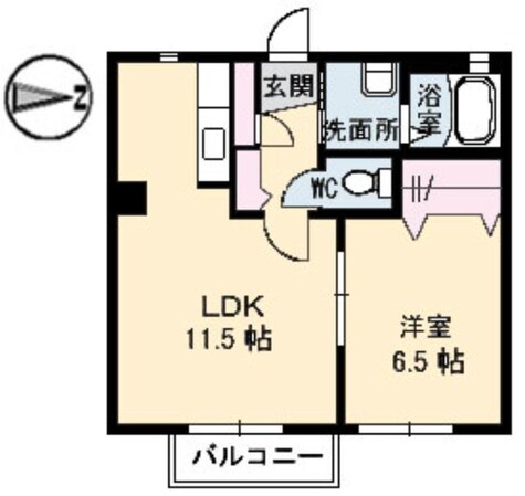 シャーメゾンTSの物件間取画像